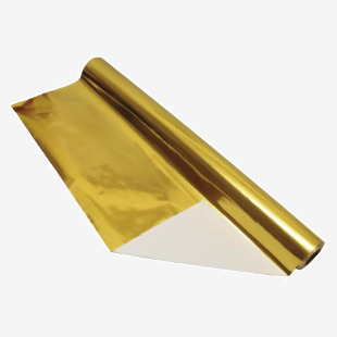 Paper Backed Foil Roll Gold