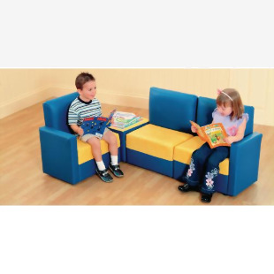 PVC Reading Corner Blue Yellow