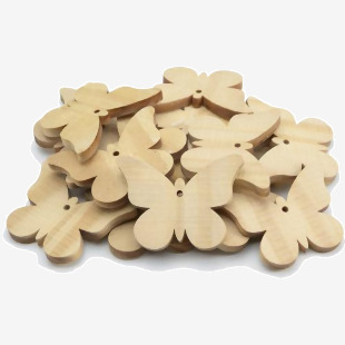 Large Wooden Butterflies