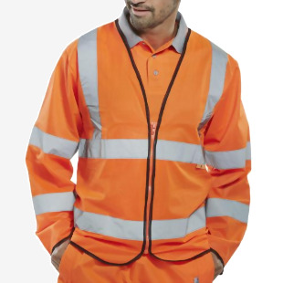 Beeswift Fire Retardant Hi-Vis Jerkin Orange 4XL CFRPKJOR4XL