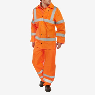 Beeswift Lightweight En471 En343 Suit Orange 4XL TS8OR4XL