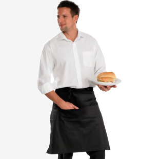 Beeswift Chefs Half Apron Black 29X22 CCCHABL29X22