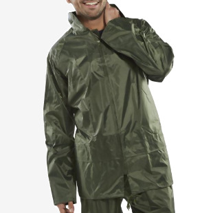 Beeswift Nylon B-Dri Jacket Olive Green L NBDJOL