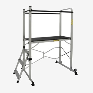 Climb-It Folding Work Platform 3 Tread 150kg Silver/Black EP990Y