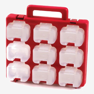 The Organiser Carry Case 18 Containers MSC18H