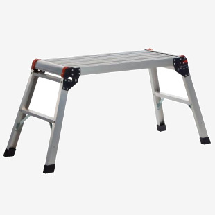 Folding Work Platform Platform Size L x W x H mm: 690 x 300 x 500 2 Tread 150kg Silver APJ69Z