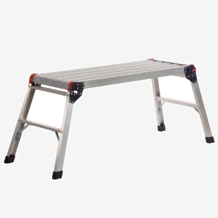 Folding Work Platform Platform Size L x W x H mm: 900 x 300 x 500 2 Tread 150kg Silver APJ90Z