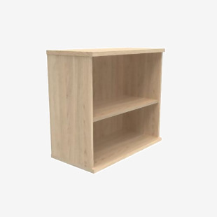 Astin Bookcase 1 Shelf 800x400x730mm Canadian Oak KF823735 KF823735