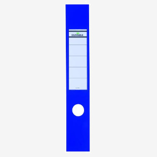 Durable ORDOFIX Self-Adhesive Spine Labels for Lever Arch Files & Folders 60x390mm Blue (Pack 10) - 809006 11055DR