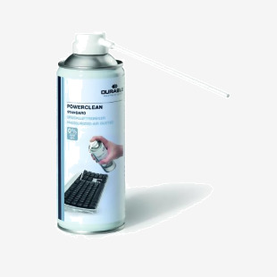 Durable POWERCLEAN Strong HFC-Free Compressed Air Duster Cleaner 400ml - 579619 12175DR