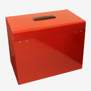 ValueX Cathedral Metal Suspension File Box A4 Red - FPA4RD 14319CA