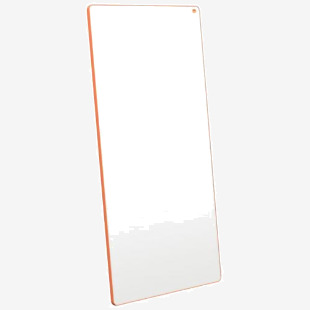 Nobo Portable Magnetic Steel Whiteboard 1800 x 900mm Orange Trim Double-Sided Lightweight Move and Meet Collaboration System White 1915565 17042AC