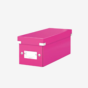 Leitz Click & Store CD Storage Box Pink 60410023 22803ES