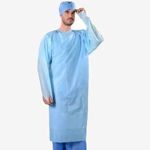 ValueX Isolation Gowns Non Woven 40gsm Blue (Pack 10) - IGDP10 24067EA