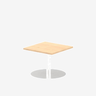 Dynamic Italia 600mm Poseur Square Table Maple Top 475mm High Leg ITL0211 28330DY