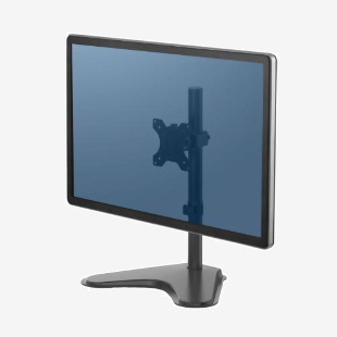 Fellowes Professional Series Freestanding Single Monitor Arm Black 8049601 37188FE