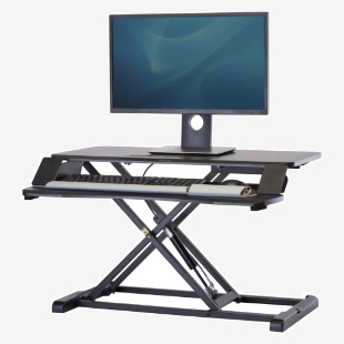 Fellowes Corvisio Sit Stand Workstation Black 8091001 37216FE