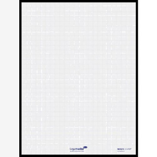 Legamaster Magic Chart Whiteboard Sheets 600x800mm Squared 25 Sheets per Roll - 7-159000 40839ED