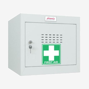 Phoenix MC Series Size 1 Cube Locker in Light Grey with Key Lock MC0344GGK 58591PH