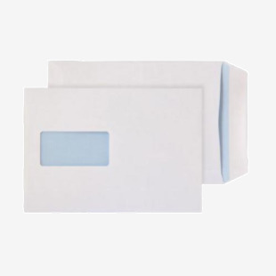 Blake Everyday Envelopes C5 White Pocket Window Self Seal 90gsm 229x162mm (Pack 25) - 1308425 PR 65752BL