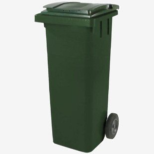 ValueX Wheelie Bin 140 Litre H950 x D560 x W480mm Green 904133 71247CP