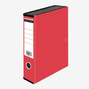 ValueX Box File Paper on Board Foolscap 65mm Capacity 80mm Spine Width Clip Closure Red - 31818DENT 86059PG