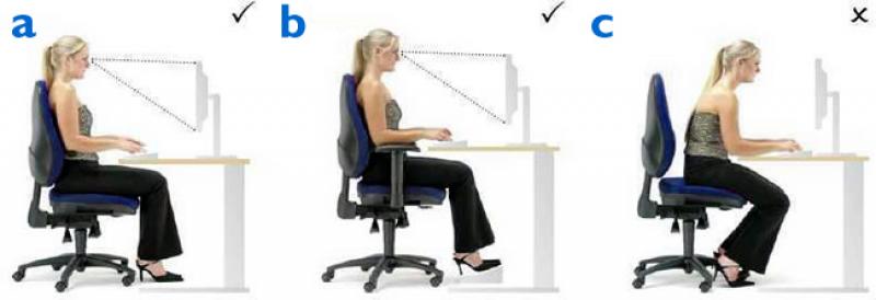 Correct office seating